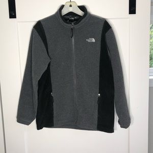 The North Face Denali Fleece Size XL Grey Black
